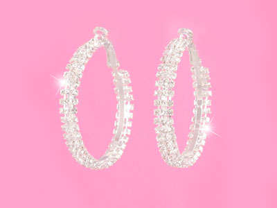 ** FREE SHIPPING (see details) ** Austrian Crystal Earrings