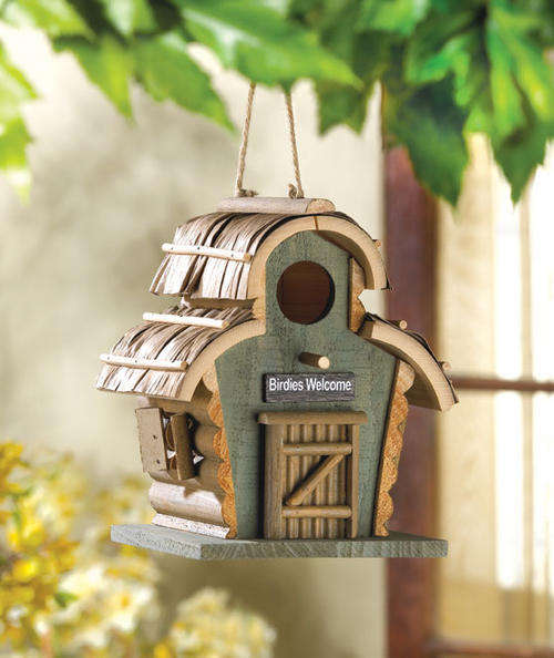 ** Read B4 Bidding ** Birds Welcome Birdhouse