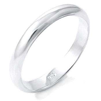 ** Read B4 Bidding ** Sterling Silver 3mm Band Ring / Size 6