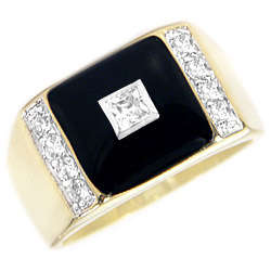 ** Read B4 Bidding ** 1.25ctw Diamond & Diamond ZrO2 Ring / Size 12