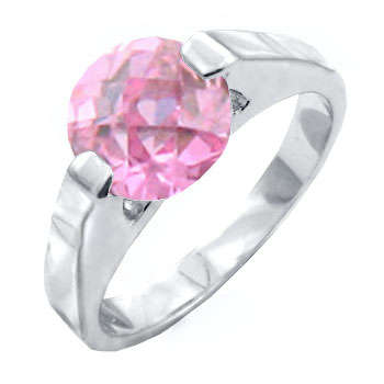 ** Read B4 Bidding ** 5.50ctw Pink Diamond ZrO2 Ring / Size 9