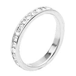 ** Read B4 Bidding ** 1.00ctw Clear Swarovski Crystal Ring / Size 4