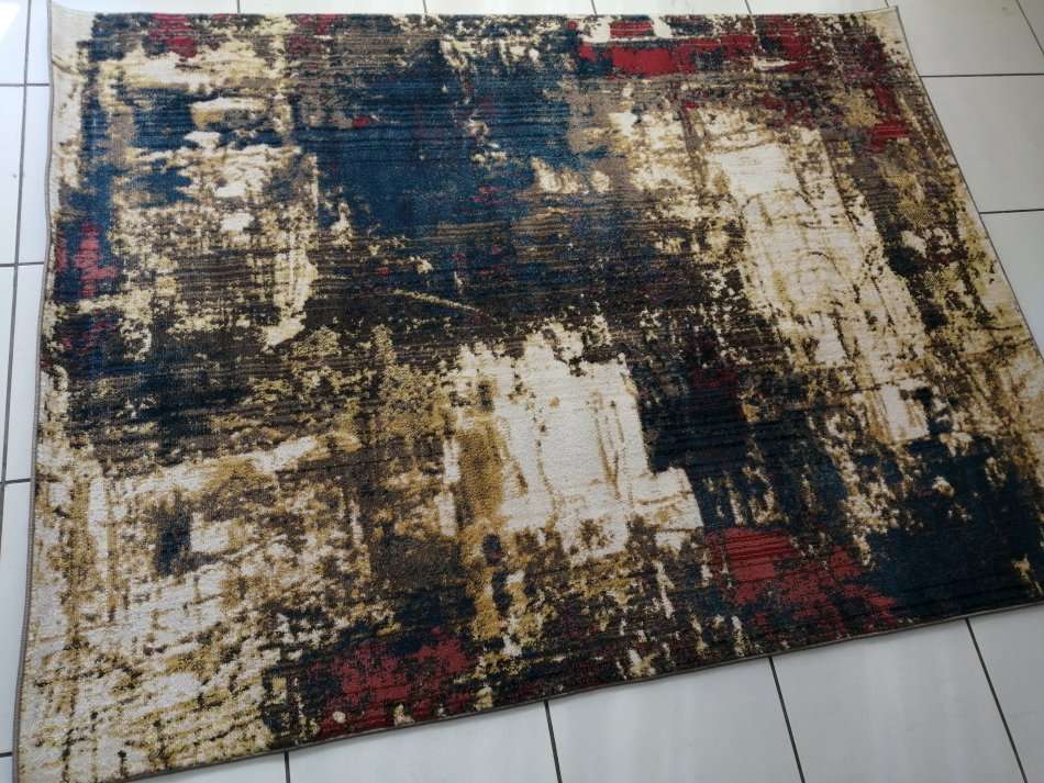 Beautiful , Vibrant , Modern , Excellent Quality Bedroom Rug