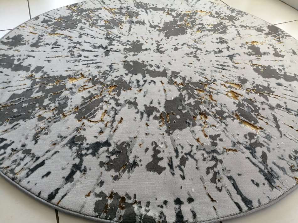 Beautiful , Vibrant , Modern , Excellent Quality Turkish Modern Round  Rug