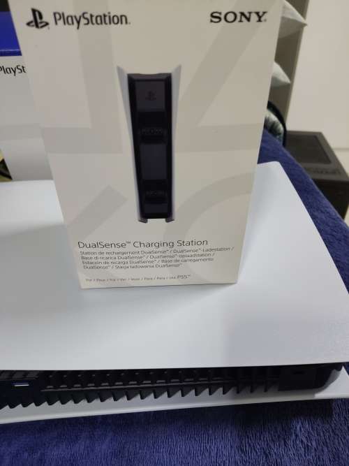 Sony Playstation 5 Console PS5 - Disc Version, controllers, headset and 3 sealed disc games