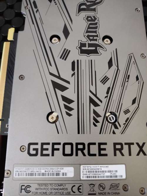 Palit GeForce RTX 3070 Ti GameRock OC 8GB GDDR6X Gaming Graphics Card
