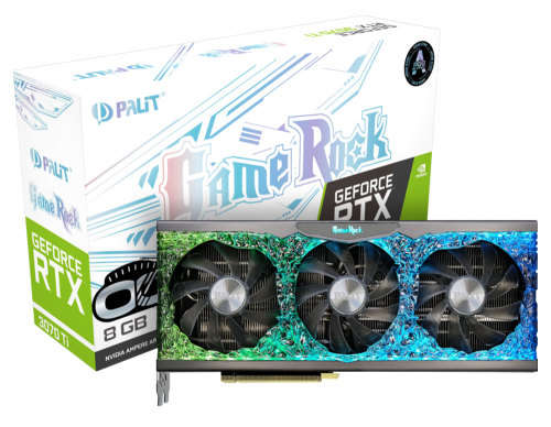 Palit GeForce RTX 3070 Ti GameRock OC 8GB GDDR6X Gaming Graphics Card