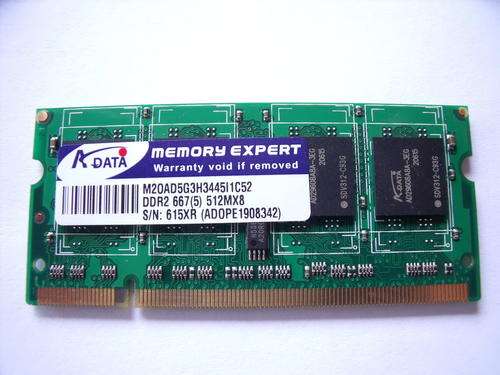 512MB 667Mhz DDRII Laptop Mem!!!