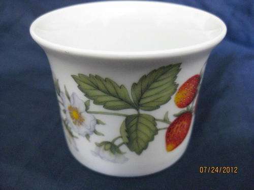 JAM OR CONDIMENT BOWL , ROYAL WORCESTER 6.5CM HIGH