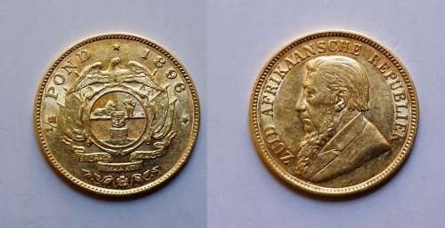 1896 ZAR Kruger Halfpond Nice