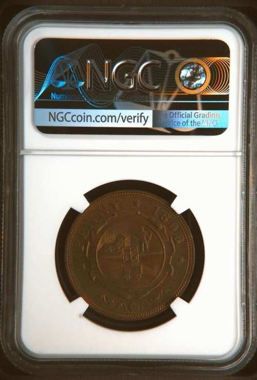 1898 ZAR Kruger Penny NGC Graded MS65