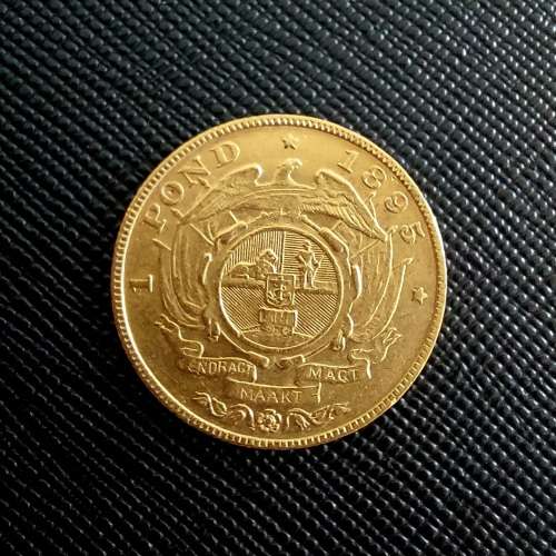 *1895 ZAR Kruger Pond  Scarce date*