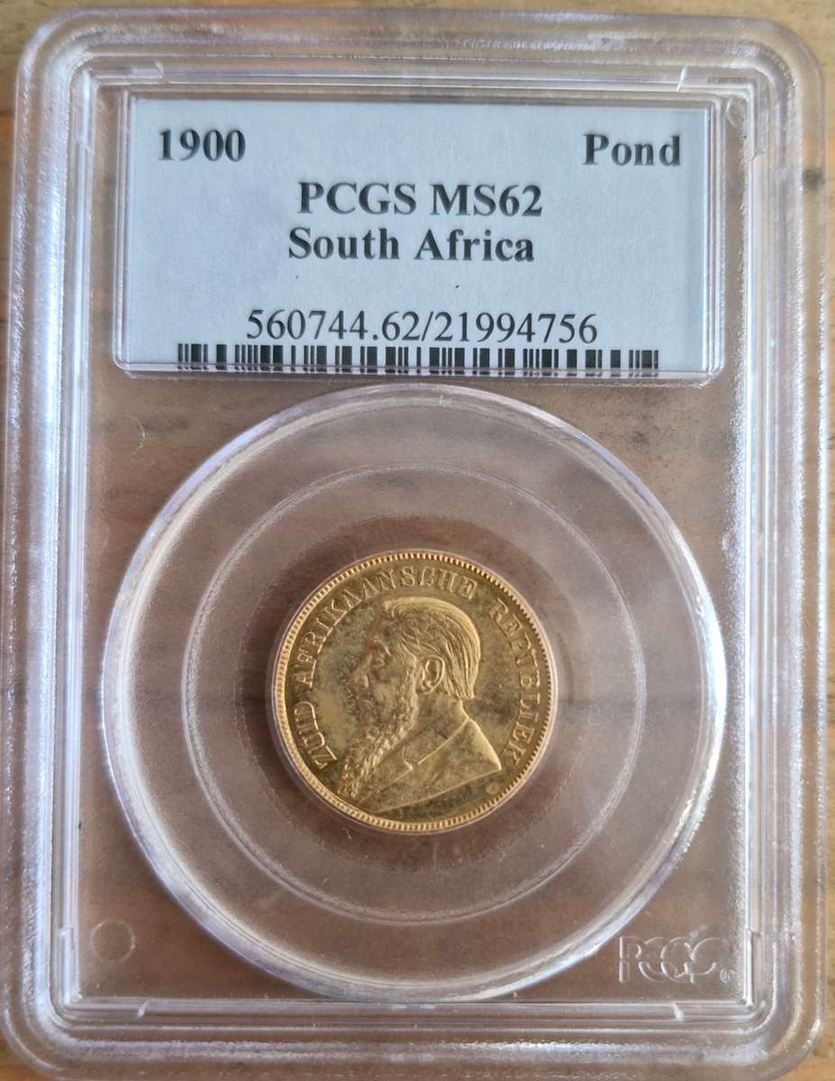 1900 ZAR Kruger Pond Graded MS62