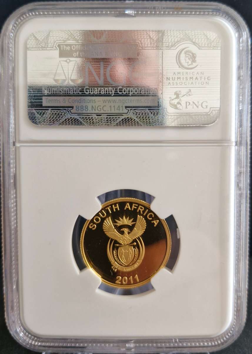 2011 Heritage Series Gold R2 Khoisan NGC Graded PF69