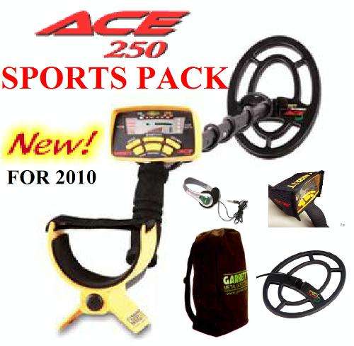 Garrett Ace 250  Deluxe Sports Pack
