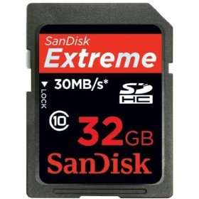SanDisk Extreme SDHC 32GB Class 10 30 MB/s 200x