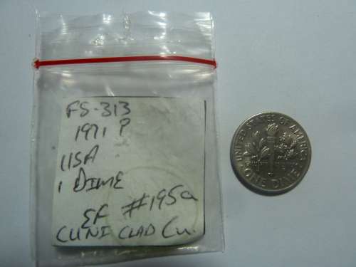 1971 United States of America 10 cent (Dime)