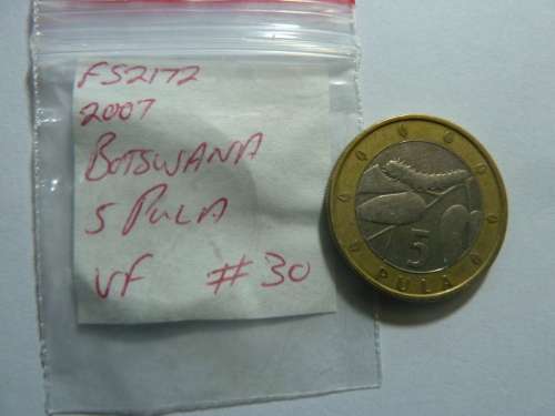 2007 Botswana 5 pula