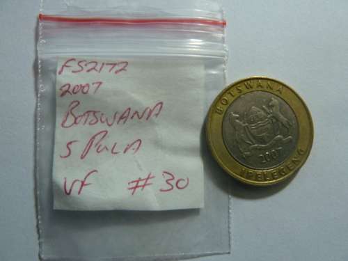 2007 Botswana 5 pula