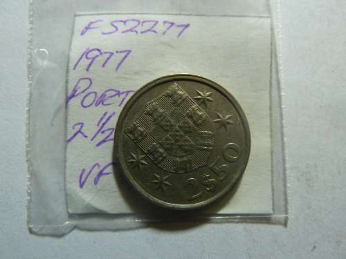 1977 Portugal 2 1/2 escudos