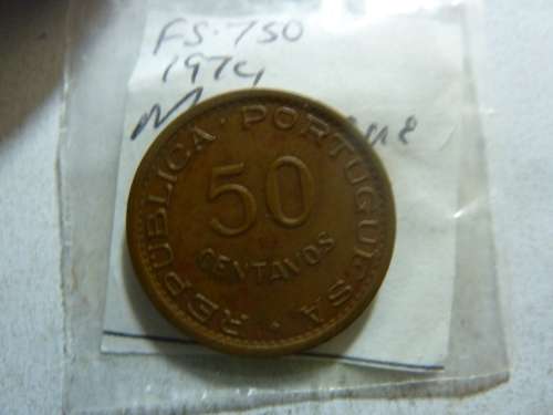 1974 Mozambique 50 centavos