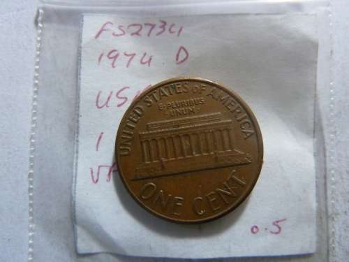 1974 United States of America 1 cent