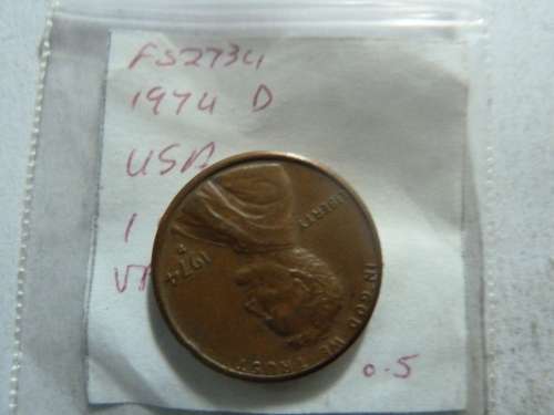 1974 United States of America 1 cent