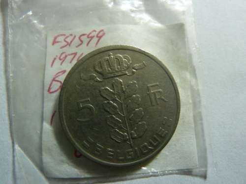 1974 Belgium 1 franc