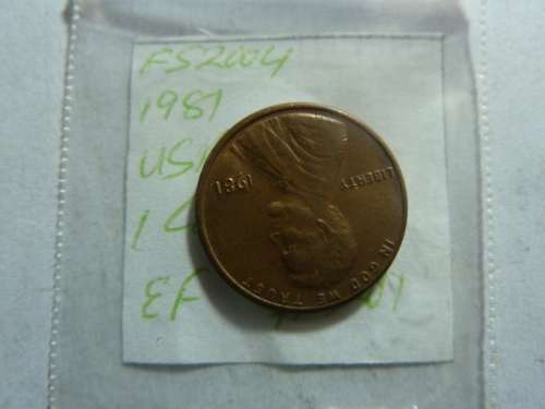 1981 United States of America 1 cent
