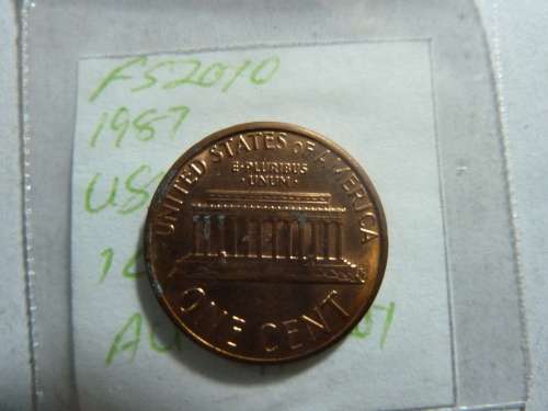 1987 United States of America 1 cent