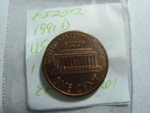 1991 United States of America 1 cent