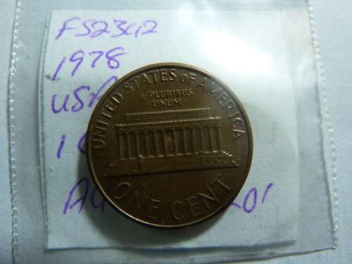 1978 United States of America 1 cent