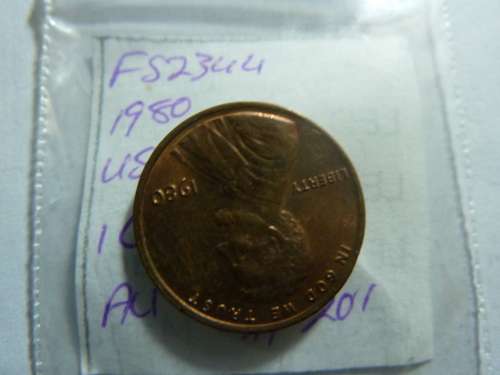 1980 United States of America 1 cent