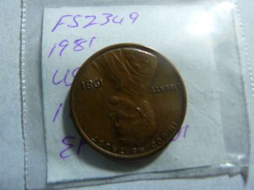 1981 United States of America 1 cent