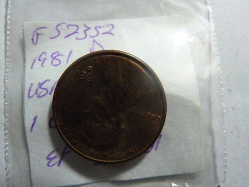1981 United States of America 1 cent