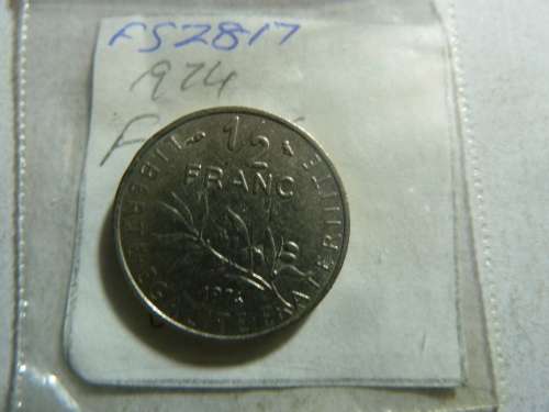 1974 France 1/2 franc