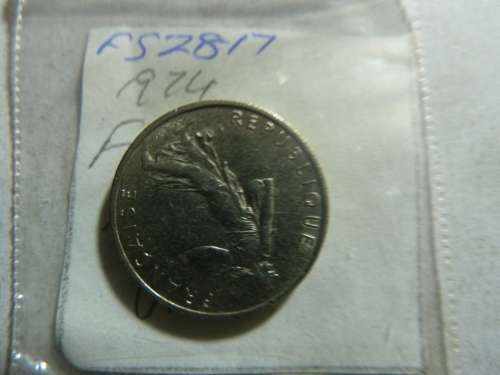 1974 France 1/2 franc