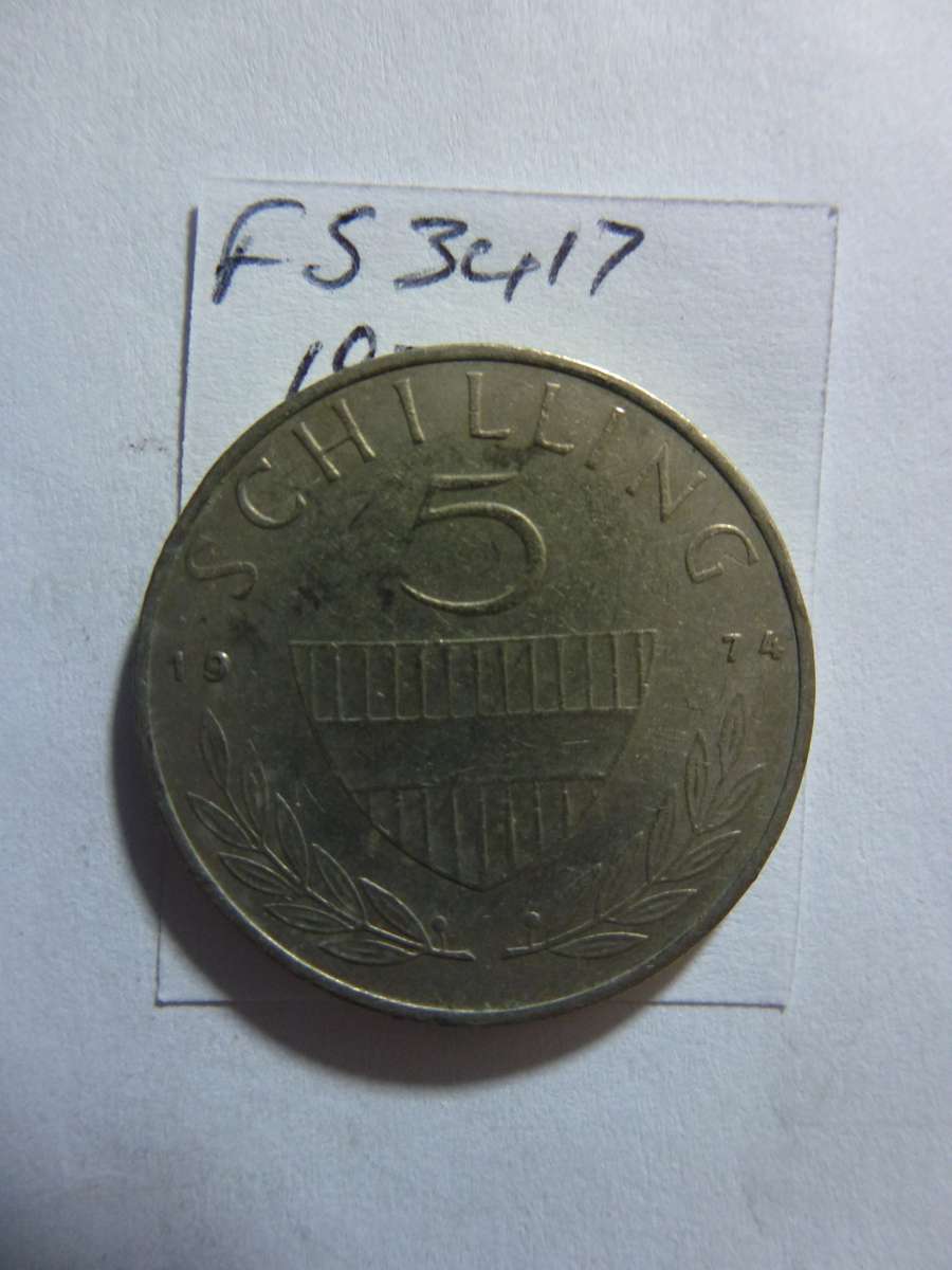 1974 Austria 5 schilling