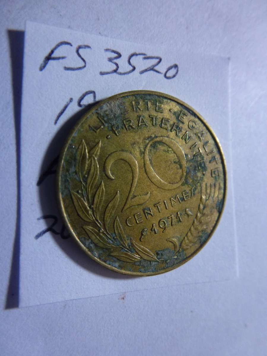 1974 France 20 centimes
