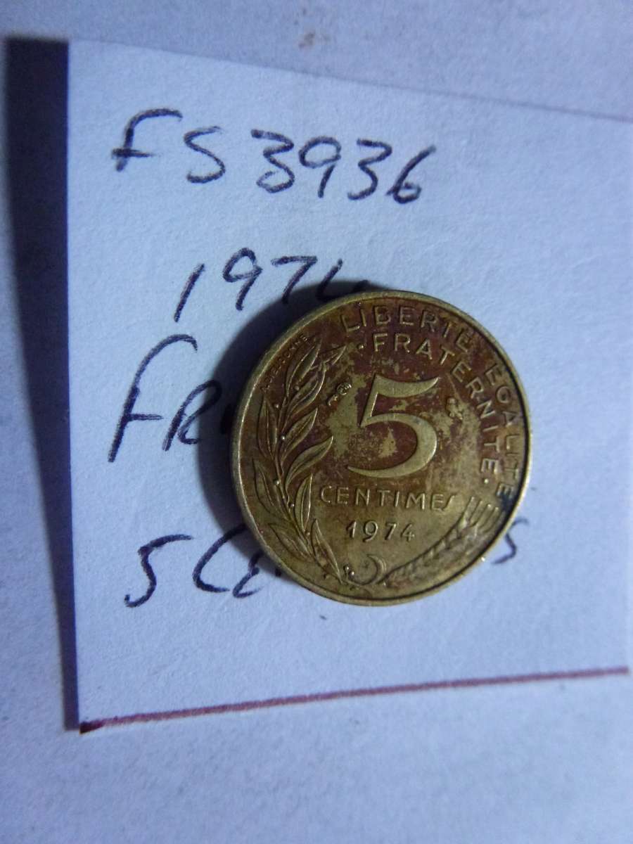 1974 France 5 centimes