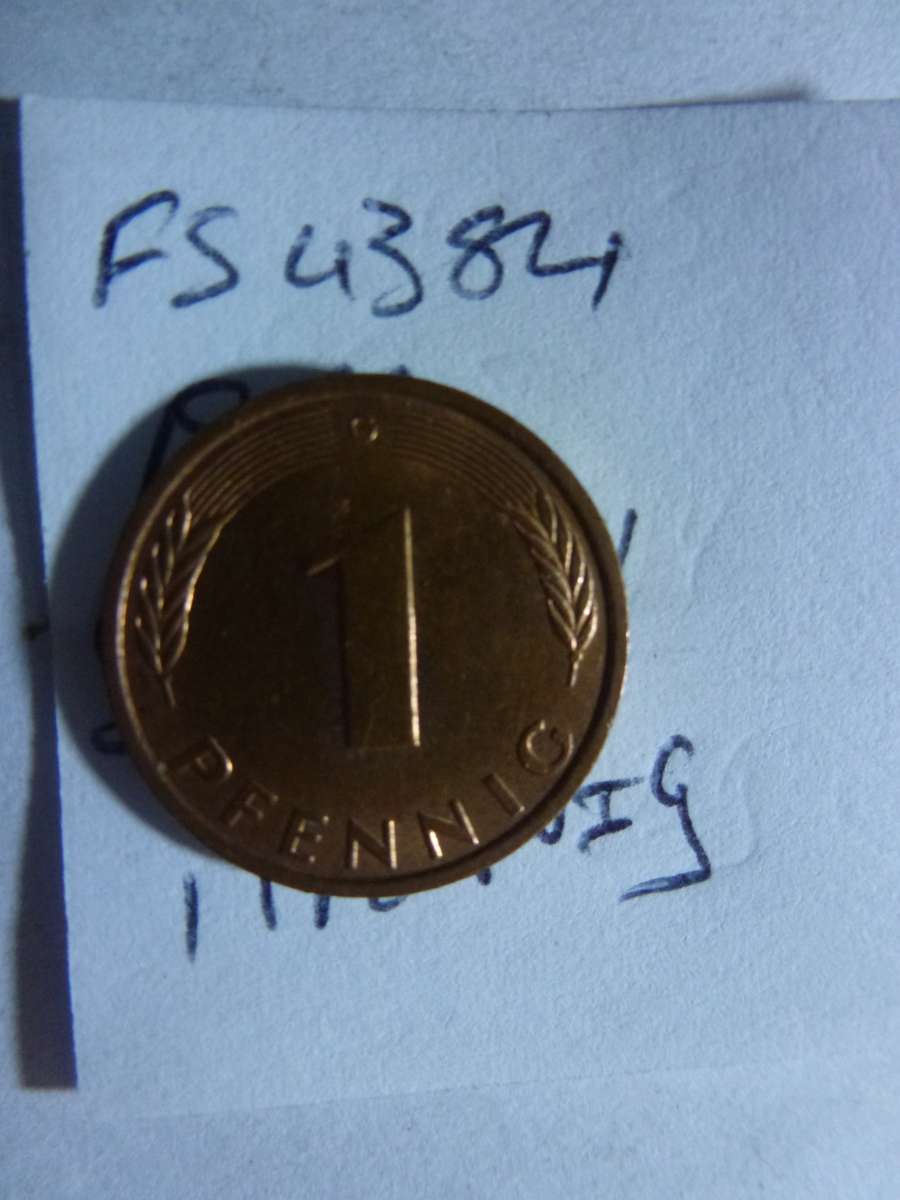 1989 Germany Federal Republic 1 pfennig