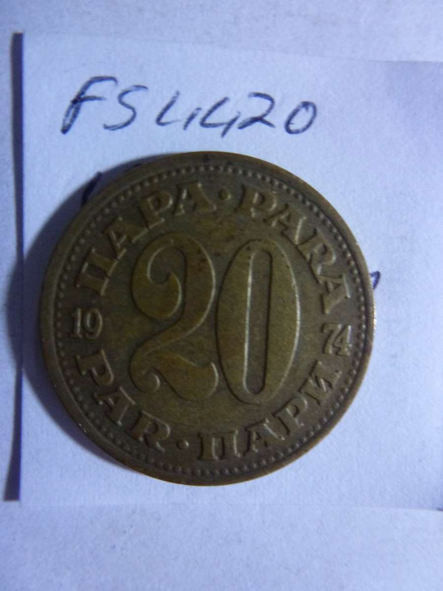 1974 Yugoslavia 20 para