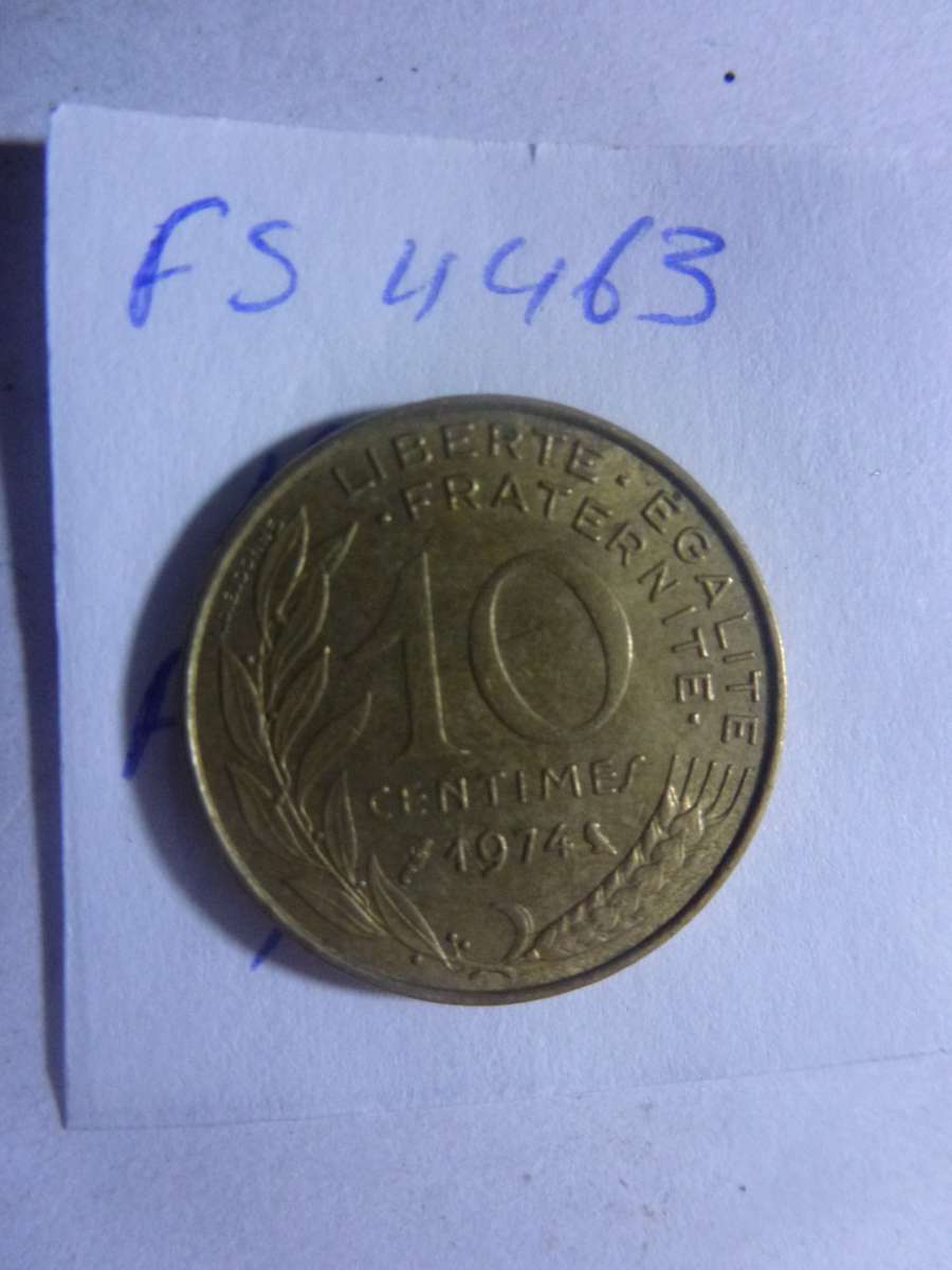1974 France 10 centimes