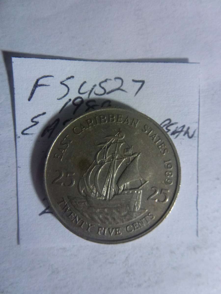 1989 East Caribbean States 25 cents