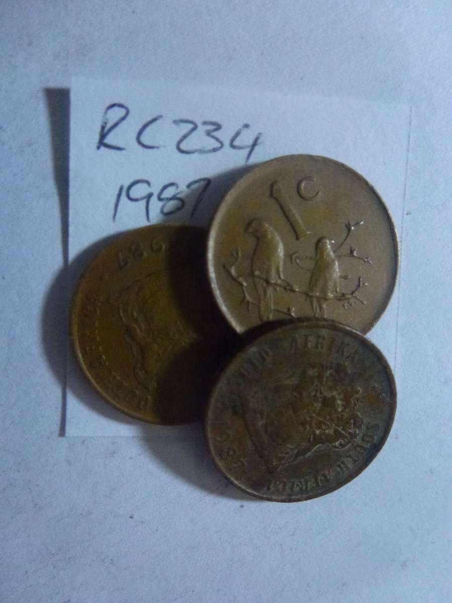 1987 Republic of South Africa 1 cent