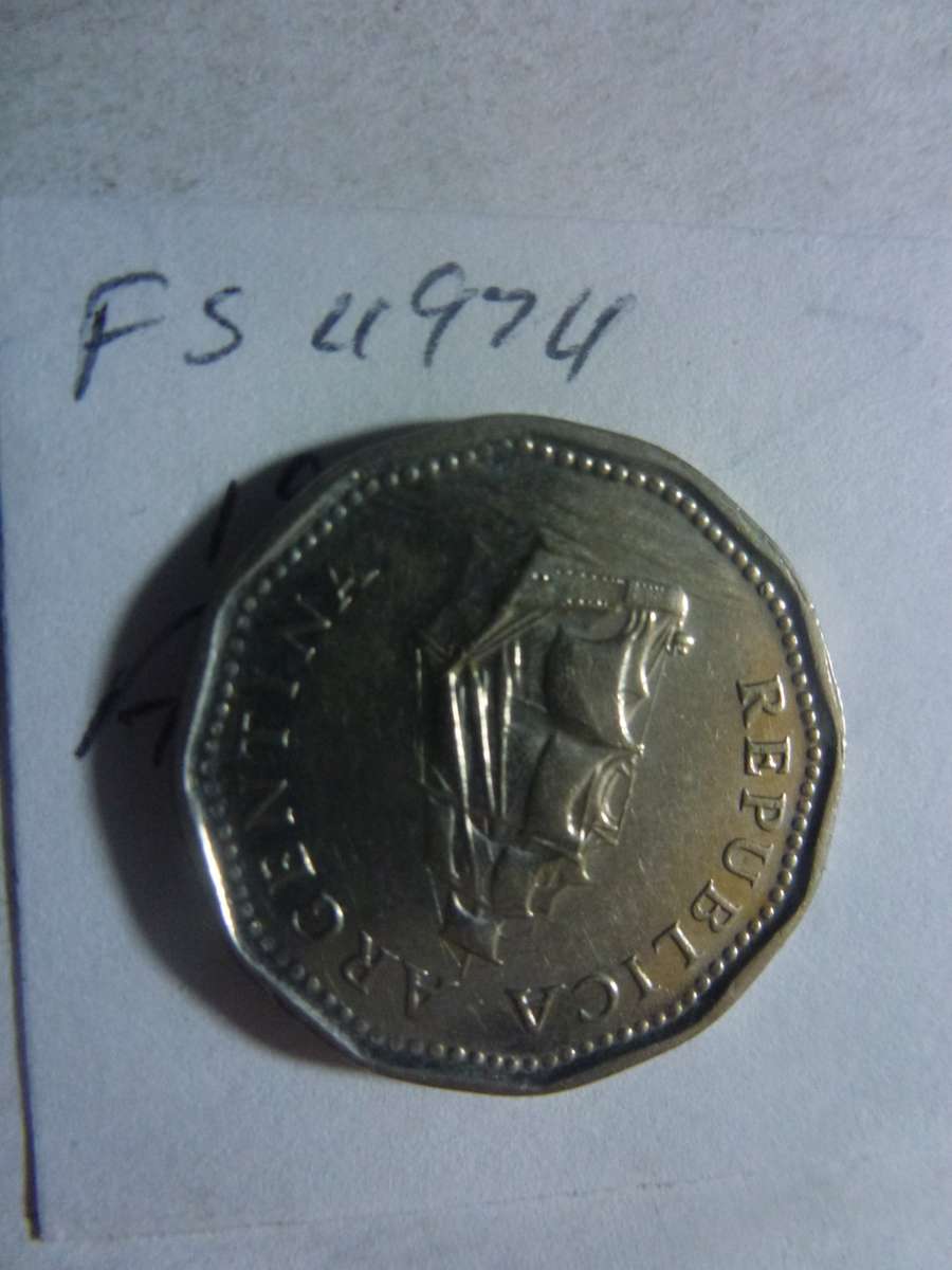 1974 Argentina 5 pesos