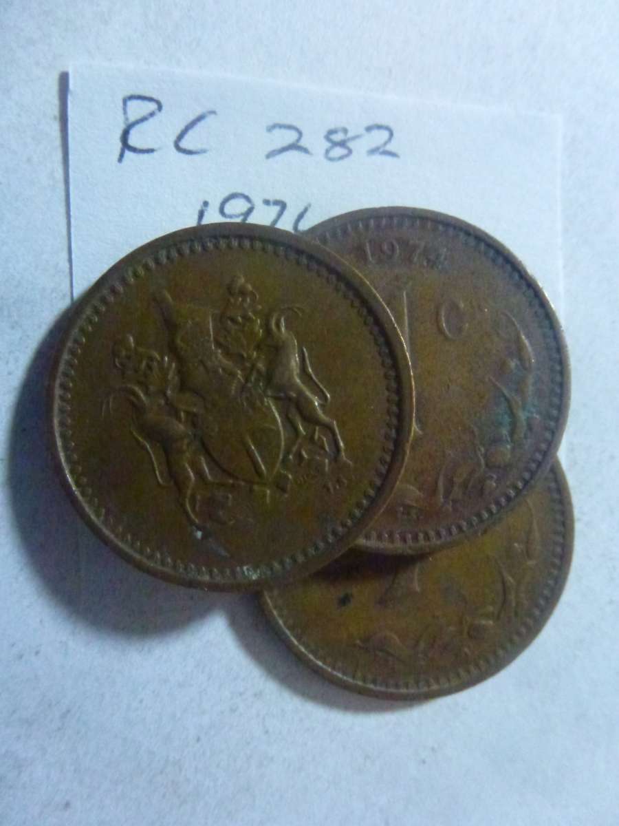 1974 Rhodesia 1 cent