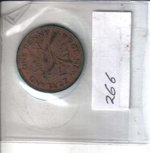 New Zealand 1 Penny 1964