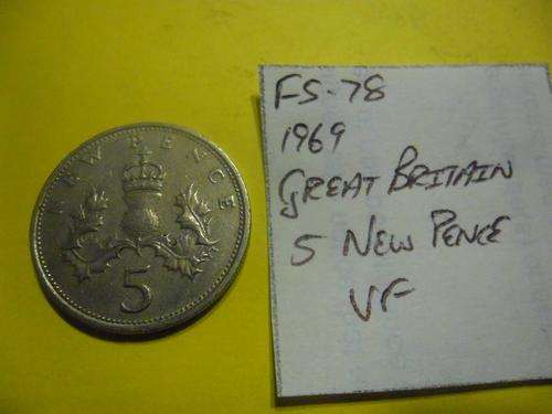 FS-78 1969 Great Britain 5 New Pence