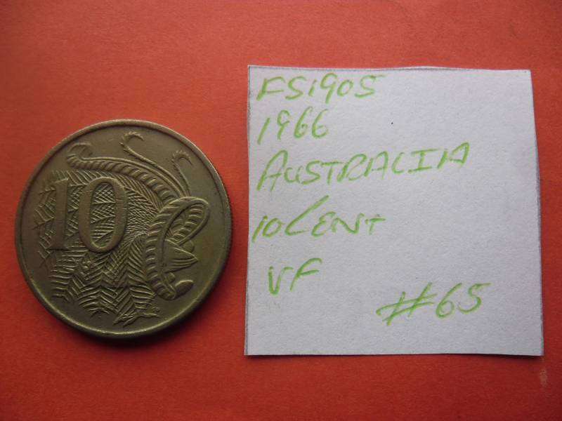 FS1905 1966 Australia 10 Cents